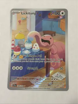 Pokemon NM Likitung Temporal Forces Illustration Rare #180/162 - Image 1