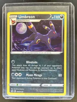 2019-2023 Pokemon SWSH Black Star Promos Umbreon #SWSH129 - Image 1