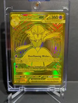 🔥 Ultra Rare Pokemon TCG – Mega Gardevoir EX 187/132 – Gold Secret Rare – NM – - Image 5