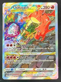 2022 Pokemon Sword & Shield Black Star Promos #SWSH262 Charizard VST - Image 1