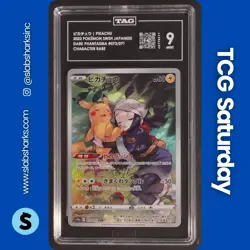 2022 POKEMON SWSH DARK PHANTASMA JP #073/071 PIKACHU CHARACTER RARE TAG 9 - Image 1