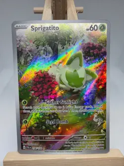 Sprigatito 196/193 Illustration Rare Full Art - Pokemon Paldea Evolved SV02 - Image 1