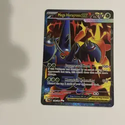 Mega Heracross ex 108/094 Me02: Phantasmal Flames Holo Full Art Pokemon Card - Image 1