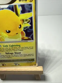 Pokemon Raichu LV.X 99/100 Ultra Rare Stormfront Holo - Image 5