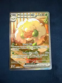 Pokemon Whimsicott ex 165/086 Special Illustration Rare White Flare EN NM - Image 1