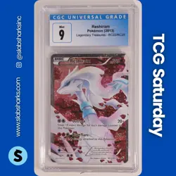 2013 POKEMON BLACK & WHITE LEGENDARY TREASURES RESHIRAM RADIANT COLLECTION CGC 9 - Image 1