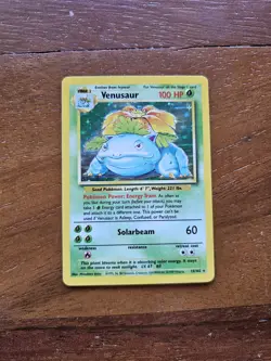 Pokemon TCG Venusaur Base Set 15/102 Holo Rare - Image 2