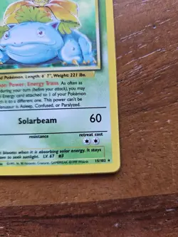 Pokemon TCG Venusaur Base Set 15/102 Holo Rare - Image 5