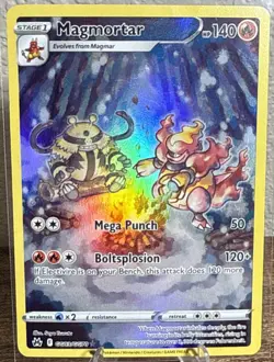 Pokemon Crown Zenith: Galarian Gallery #GG03/GG70 Ultra Rare Magmortar Holo - Image 1