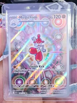 Pokemon Tcg Medicham Alt Rare 241/217 Mega Evolutions Ascended Heroes NM English - Image 1