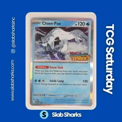 2023 POKEMON SV BLACK STAR PROMO STAFF EXCLUSIVE STAMPED #152 CHIEN-PAO - Image 1