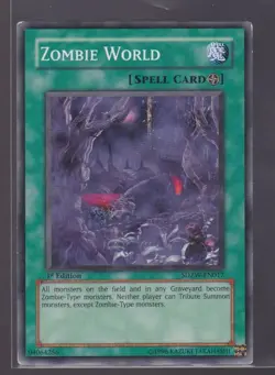 Zombie World SDZW-EN017 1st Edition Yugioh Trading Card TCG - Image 1