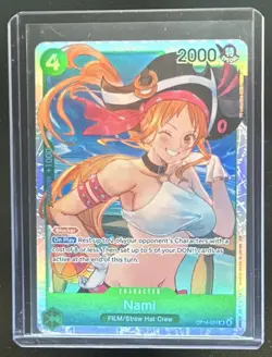 2026 One Piece Azure Sea's Seven Nami Super Rare #OP14-031 - Image 1