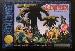 Luffy Nami Zoro One Piece Visual Adventure #128 Bandai Carddass Japanese 2001 - Image 1