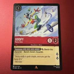 Goofy (Klutzy Skier) - Winterspell 121/204 Disney Lorcana Regular NM - Image 1