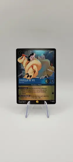 Disney Lorcana TCG: Cruella De Vil- Style Icon 143/204 Legendary Cold Foil - NM - Image 1