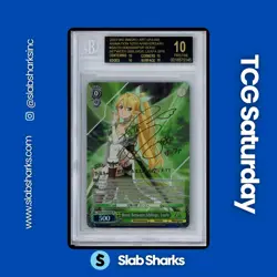 2023 WEISS SCHWARZ SAO 10TH BOND BETWEEN SIBLINGS, LEAFA SP BGS 10 BLACK LABEL - Image 1