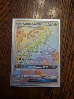 Guardians Rising Kommo-o GX Full Art Hyper Rare Card Near Mint/Mint 159/145 - Image 1