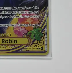 ONE PIECE Card Game Nico Robin EB03-055 SP Parallel Heroines English 2026 - Image 4