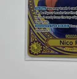 ONE PIECE Card Game Nico Robin EB03-055 SP Parallel Heroines English 2026 - Image 5