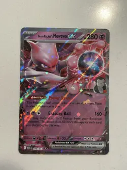 Pokemon Card Ascended Heroes Team Rocket's Mewtwo ex 079/217 - Image 1