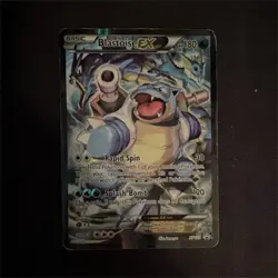 Pokemon Blastoise EX Promo Holo XY122 XY 180 HP Basic Turtle Card - Image 1
