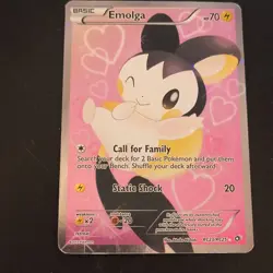 Emolga 70 HP Holo BW-P Promotional Pokemon Card 236/BW-P Japanese Static Shock - Image 1