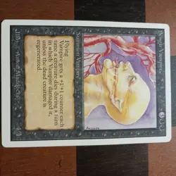 Mtg Sengir Vampire LP Unlimited 1993 Magic The Gathering Vampire Creature Card - Image 2