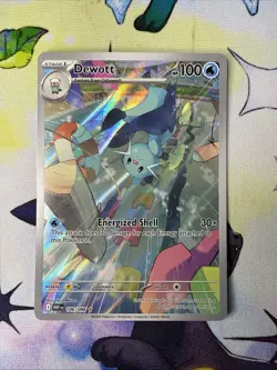 Dewott 106/086 Pokemon Card - SV: White Flare Illustration Rare NM/M - Image 1