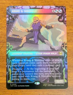 Krang and Shredder - FOIL Showcase - Teenage Mutant Ninja Turtles - MtG- NM - Image 1