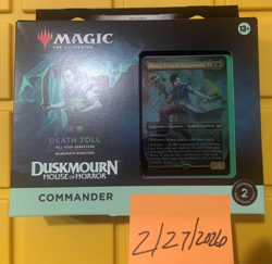 MTG - Magic The Gathering: Duskmourn House of Horror Death Toll Commander Deck - Image 1