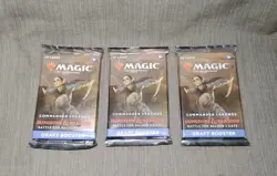 Commander Legends Battle for Baldur's Gate Draft Booster Packs - LOT OF 3 - MtG - Image 1