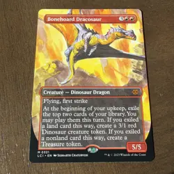 Bonehoard Dracosaur (Borderless) The Lost Caverns of Ixalan Regular - Image 1