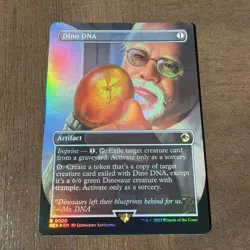 Dino DNA Borderless Regular R Universes Beyond: Jurassic World Collection 20 MTG - Image 1