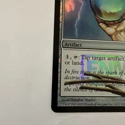 MTG: Icy Manipulator - FNM Promo Foil - Shadow Signed By Douglas Shuler - NM - - Image 4