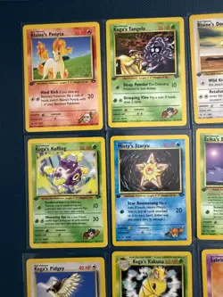 1st Edition Pokemon Card Lot Gym Heroes, Challenge LP/MP Sabrina's Abra 91/132 - Image 2