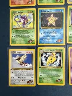1st Edition Pokemon Card Lot Gym Heroes, Challenge LP/MP Sabrina's Abra 91/132 - Image 5