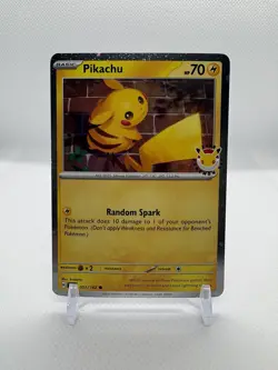 Pikachu 051/162 Stamped 2026 Pokemon Day 30th Anniversary Promo Card - Image 1