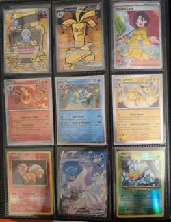 Pokemon Binder Collection - Modern Lot of ~ 200 cards - SIR/IR - All Holographic - Image 2