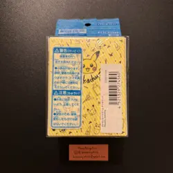Pokemon Center Japan Pikachu drawing Card Deck Box ~ US SELLER - Image 3