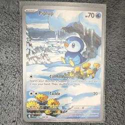 Pokemon Piplup Basic Water 098/094 PFLN Regular 2023 TCG Card - Image 1