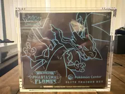 Pokemon Center Mega Evolution Phantasmal Flames Elite Trainer Box Mega Charizard - Image 1