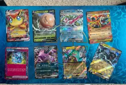 Pokemon Lot, 8 Ex V VStar Full Art Holo Ultra Rare - Mixed Languages - I Combine - Image 1