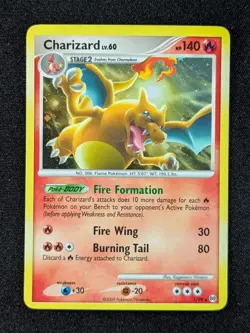2009 Pokemon CHARIZARD #1/99 Arceus Unlimited Cosmos Holo Rare English - Image 1