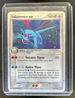 2007 Pokemon EX Power Keepers Salamence Holo Rare #96/108 - Image 1