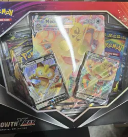 Pokemon TCG Meowth VMAX Special Collection Box 5 Pack - Factory Sealed New - Image 2