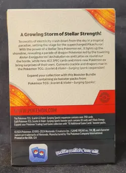Pokemon Surging Sparks Booster Bundle Box Factory Sealed! 6 Packs!🔥🔥🔥 - Image 2