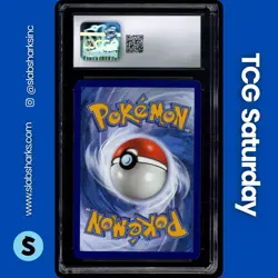 2021 POKEMON SWORD/SHIELD EVOLVING SKIES #215/203 UMBREON VMAX CRIMP ERROR CGC 8 - Image 2