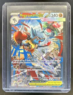 2025 Pokemon Mega Evolution Lucario ex Special Illustration Rare #179/132 - Image 1