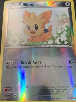 Lillipup Reverse Holo BW52 Black and White Promos Pokemon Pokemon TCG LP - Image 4